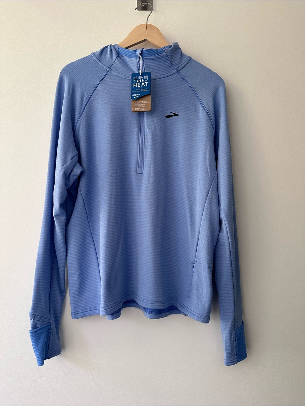 NWT | Brooks | XXL | Lavender Notch Thermal Hoodie 2.0